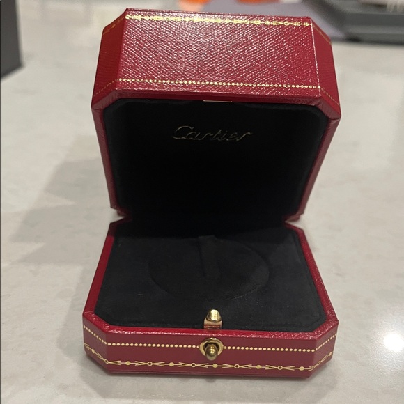 Cartier Red and Gold Ring Box - Picture 4 of 6